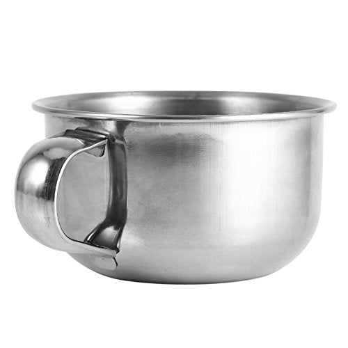 Stainless Steel Shaving Bowl for Men - Soap Mug & Lather Cup
