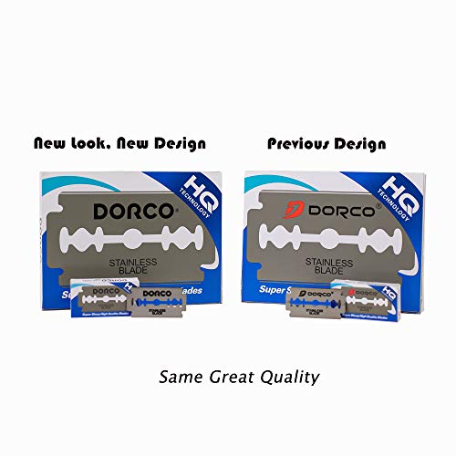 Dorco ST300 Platinum Double Edge Razor Blades - 200 Count Pack of 2