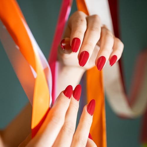 Gelish MINI Hot Rod Red Gel Nail Polish - 9mL, Long-Lasting & Chip-Resistant
