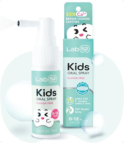 LAB52 Kids Oral Spray, Fluoride-Free Dental Care for Babies & Toddlers