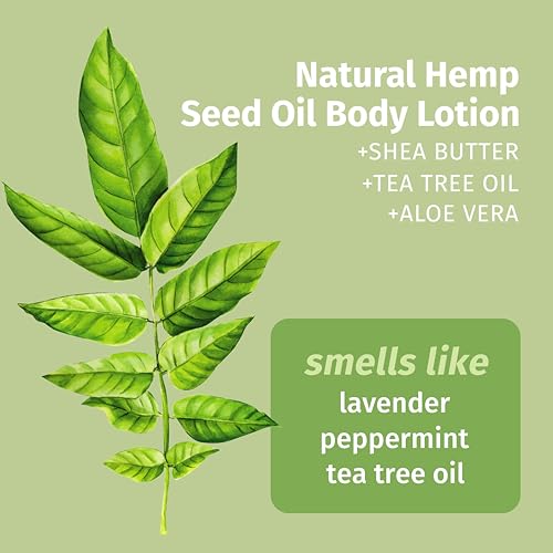 Hempz Mini Tea Tree Herbal Body Moisturizer 2.25 oz - Vegan & Gluten-Free