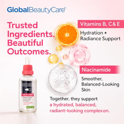 Global Beauty Care Multi-Vitamin Daily Facial Serum 1.7 Fl Oz Hydrating Skin Support