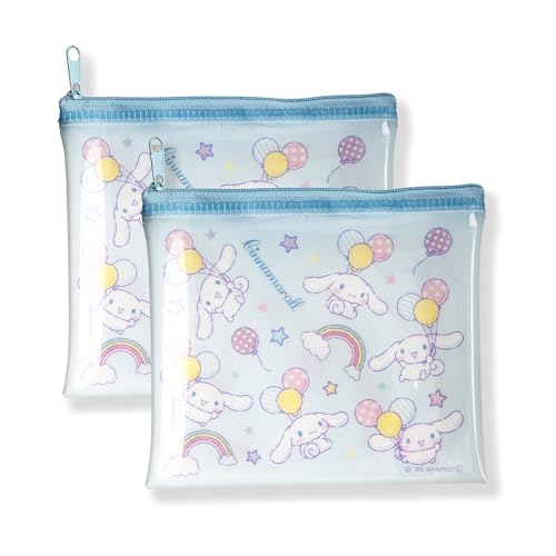 Cute PVC Pouch 2-Pack - Kitty, Pochacco & Cinnamoroll Designs