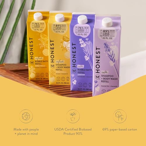 The Honest Company Citrus Vanilla Bubble Bath, 32 Fl Oz - Tear-Free