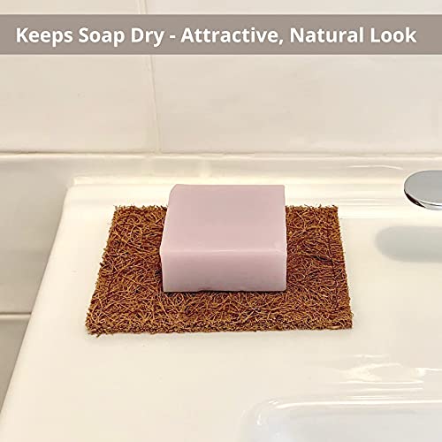 Marasol Coconut Fiber Soap Saver and Scrub Pad - 4-Pack