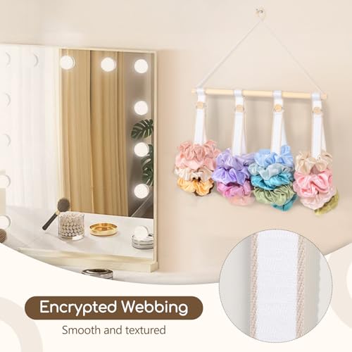 Oaoleer Scrunchies Holder Organizer - Wall Hanger for Hair Accessories