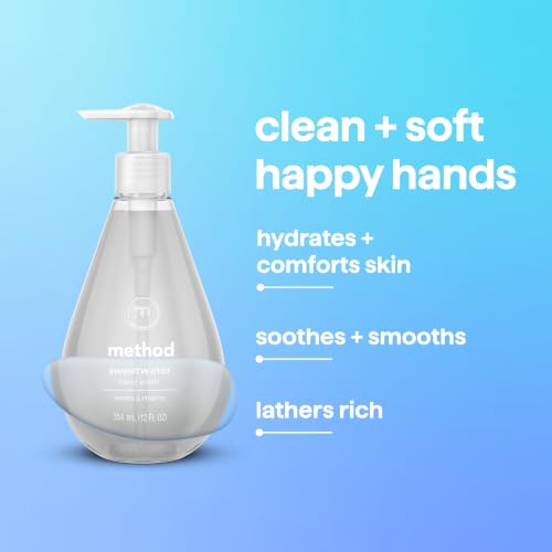Method Gel Hand Soap - Sweet Water, 12 fl oz (Pack of 3)