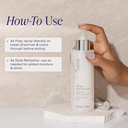 Kenra Platinum Pearl Detangler | Lightweight Conditioning Milk