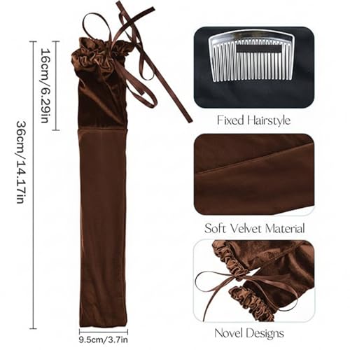 TWIGTUN Heatless Hair Curlers for Overnight Natural Waves - Soft Suede Rollers