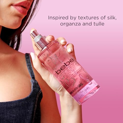 Bebe Sheer Body Mist - Light Women's Fragrance with Citrus & Floral Notes - 8.4 oz