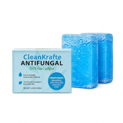 Antifungal Bar Soap Pack of 2 | Treat Jock Itch, Ringworm & Athlete's Foot