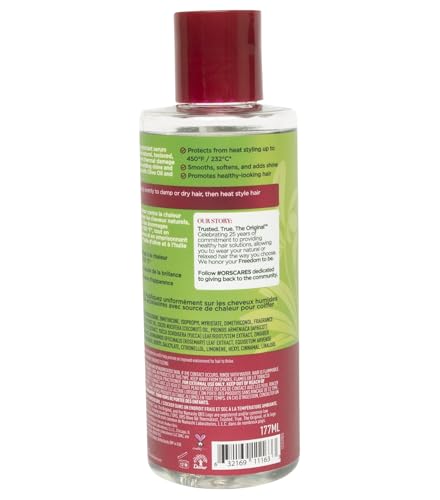 ORS Olive Oil Heat Protection Hair Serum infused with Coconut for