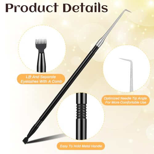 2-in-1 Lash Lift Tool - Stainless Steel Eyelash Separator & Comb