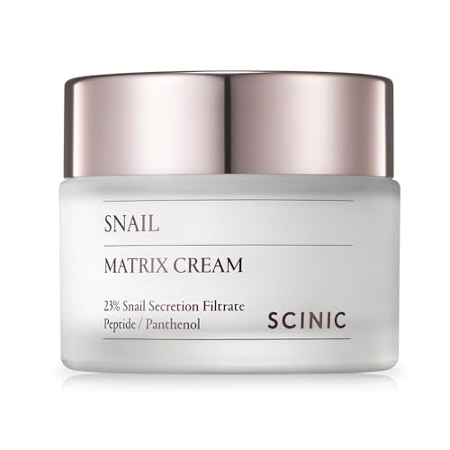 SCINIC Snail Matrix Cream for All Skin Types - Hydrating & Elasticity Boost, 50ml