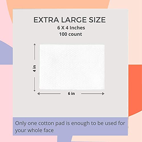 White rabbit cotton pads Classic 100P + Textured bundle | Perfect for