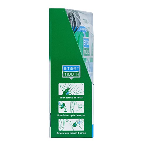SmartMouth Clean Mint Mouthwash Packets - 24-Hour Travel-Size Rinse (10 Ct)