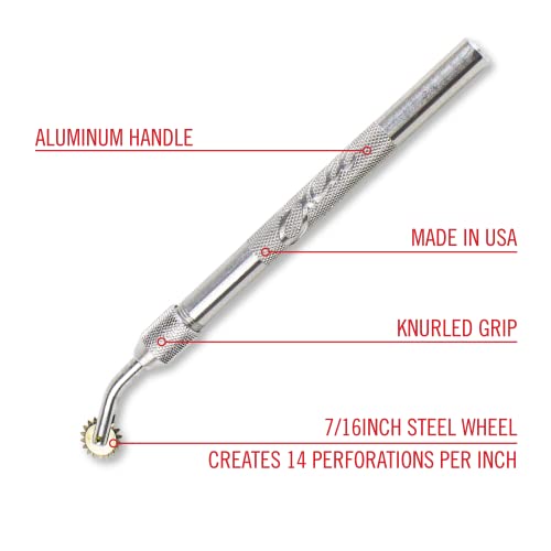 Excel Blades 7/16" Pounce Wheel - USA Made Serrated Tracing Tool