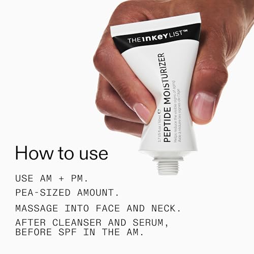 The INKEY List Peptide Moisturizer - Hydrating Face Cream for Dry Skin