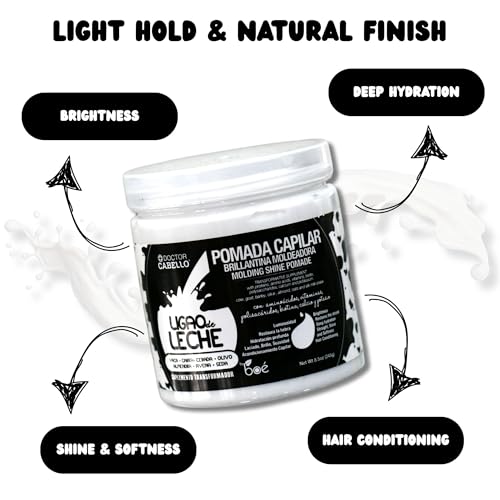 Molding Shine Pomade with Milk Proteins & Biotin - 8.5 oz