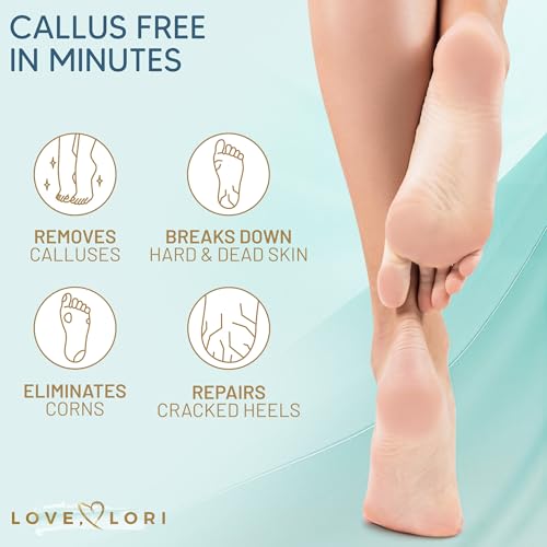 Callus Remover for Feet (Extra Strength) Foot Callus Remover Gel - Pedicure Tools for Feet Scrubber ? Foot Care Spa Essentials, 6oz
