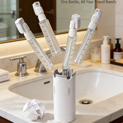 30ML Travel Toiletry Bottles Set - Leak-Proof Refillable Dispenser
