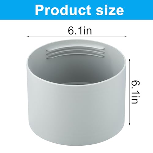 5.9 Inch Portable AC Exhaust Hose Coupler - Durable Connector