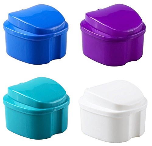 Pepsodent ORAfix Denture Care Bath with Vented Tray, No Spill, Travel Case