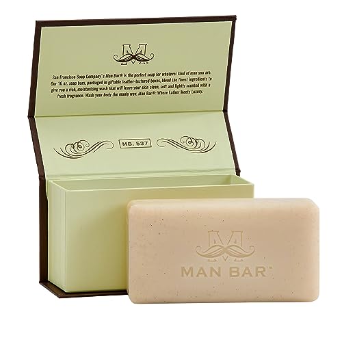 Peppered Cardamom & Juniper Exfoliating Soap Bar - Made in USA