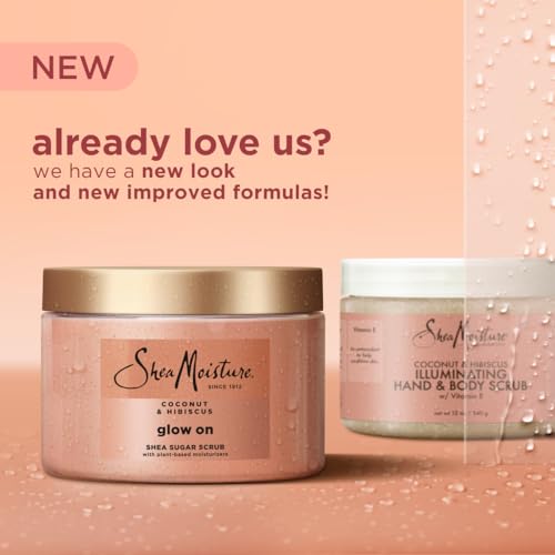 SheaMoisture Coconut Hibiscus Body Scrub for Glowing Skin - 12 oz