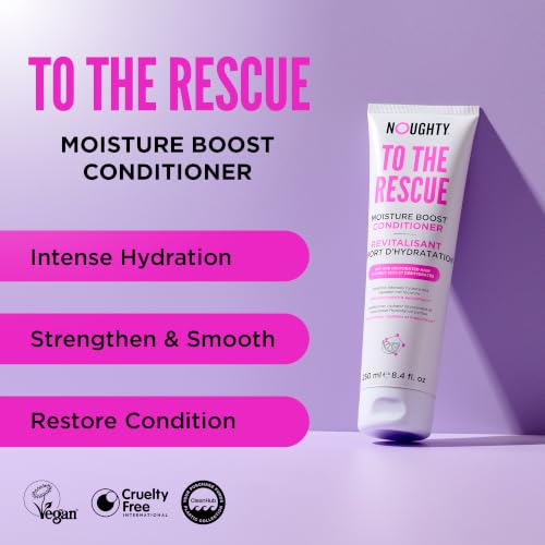 Noughty To The Rescue Moisture Boost Conditioner 8.45 fl oz - Hydrating Vegan Hair Care