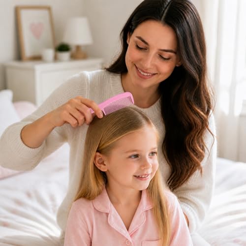 100 Multicolor Pocket Combs - Individually Wrapped Hair Combs for All Ages
