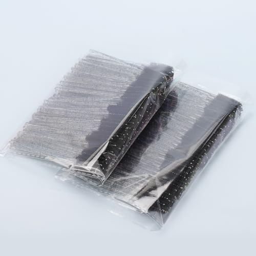 200 Pcs Disposable Eyelash Brushes Crystal Mascara Wands for Eye