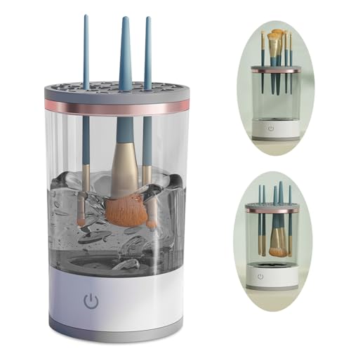 Ipalmay Automatic Makeup Brush Cleaner and Dryer Machine with Organizer