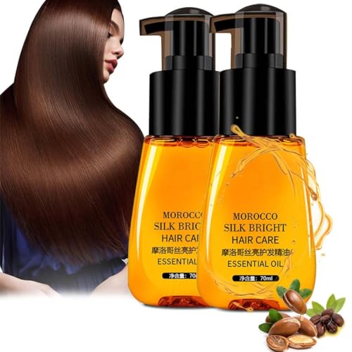 Rednow Argan Oil Hair Serum - Anti-Frizz Smoothing Treatment (2 Pack)
