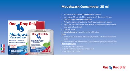One Drop Only Concentrated Mouthwash Oral Care - 50ml
