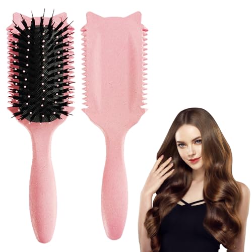 Curl Defining Brush for All Hair Types - Ergonomic Styling Tool