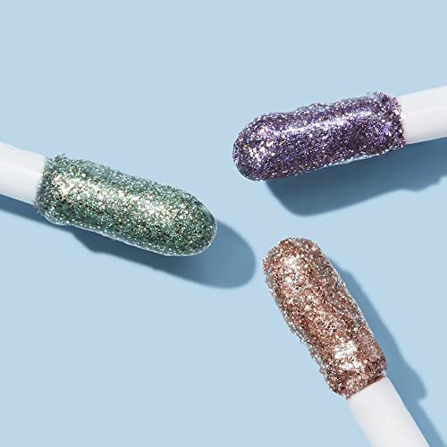 e.l.f. Liquid Glitter Eyeshadow 0.1 Fl Oz - Long Lasting, Quick-Drying, Opaque, Mermaid Shimmy