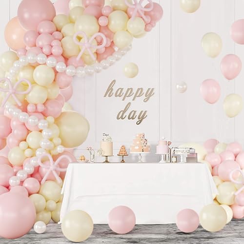 CROSSFINGERS Pastel Balloon Arch Garland Kit for Parties