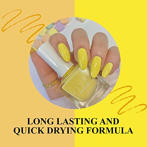 VIVRE Cosmetics Halal Nail Polish - Going Bananas, Vegan & Breathable