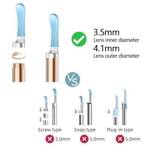 Bebird Ear Wax Removal Tool Replacement Tips - 6 Soft Tips