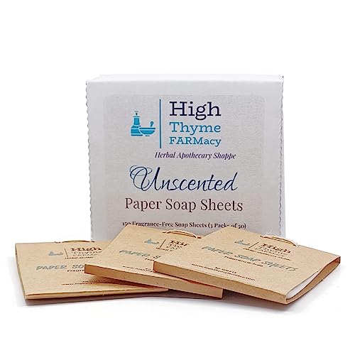 Travel Soap Sheets - 150 Count Unscented Portable Hand Soap