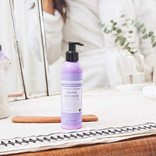 Dr. Bronner's Organic Leave-In Conditioner Cream - Anti Frizz, 6oz