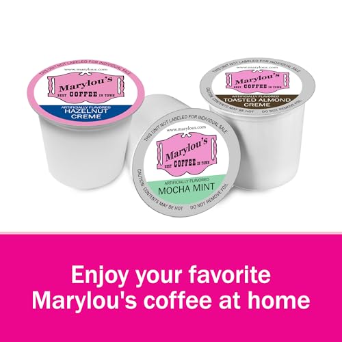 Marylou's Banana Nut Bread Flavored Coffee Pods - 12 Single Serve Cups