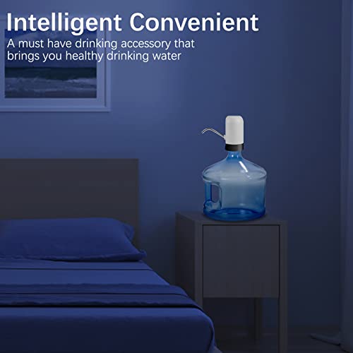 Wodgreat USB Rechargeable Water Bottle Dispenser for 5 Gallon Jugs