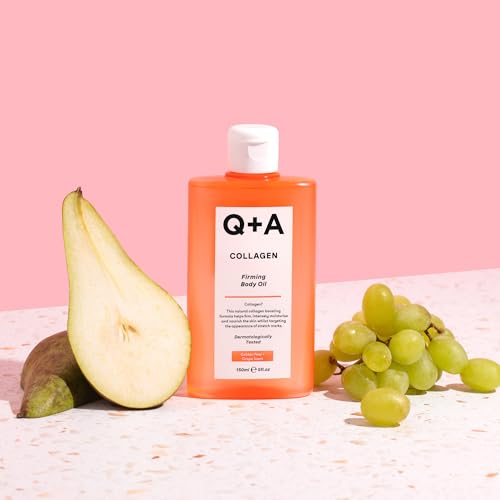 Q+A Collagen Body Oil 150ml - Nourishing Vegan Moisturizer