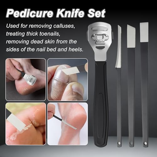 VOCOSTE 13-Piece Ingrown Toenail Care Kit - Professional Pedicure Set for Home & Travel