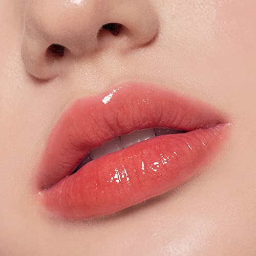 dasique Juicy Dewy Tint - #02 Melon Sherbet, Vegan Glossy Lip Stain