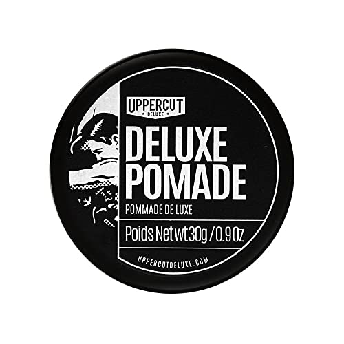 Uppercut Deluxe Deluxe Pomade Midi 0.9 oz – Strong Hold, High Shine, Water-Based