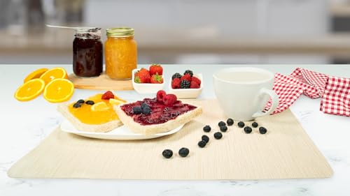 Tecnocap Wide Mouth Canning Lids & Bands - 12 Sets Red Gold