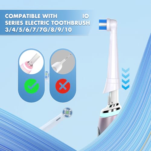 Replacement Brush Heads for Oral-B iO Series, Ultimate Clean - 8 Pack White